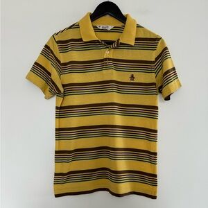 Original Penguin Striped Short Sleeve Polo Shirt